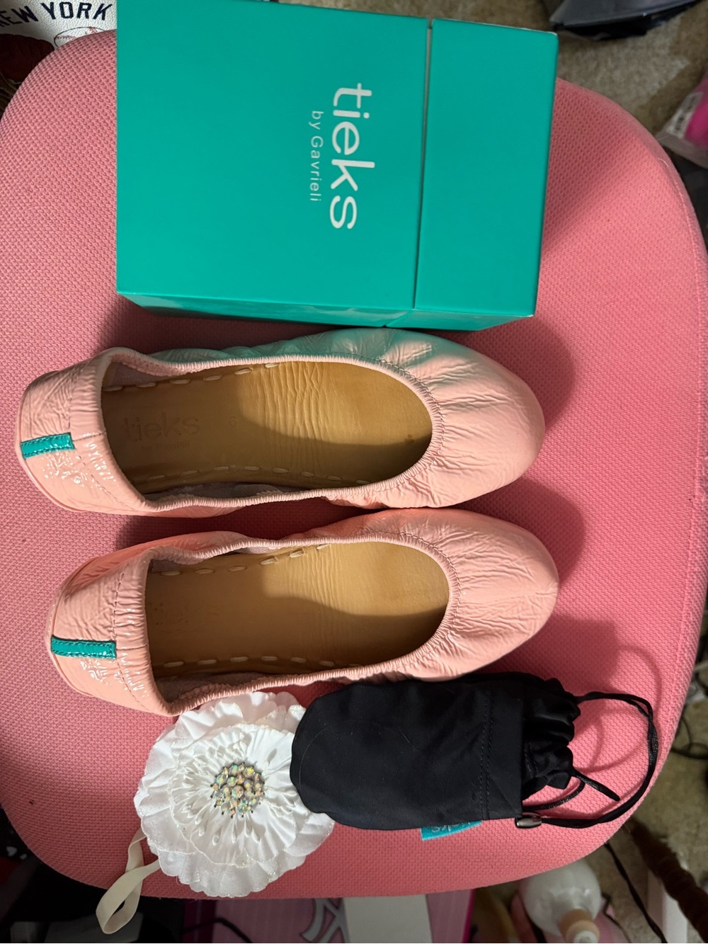 Tieks by Gavrieli Cotton Candy Pink flats